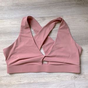 Fabletics Pink Racerback Sports Bra Women’s Size XXL